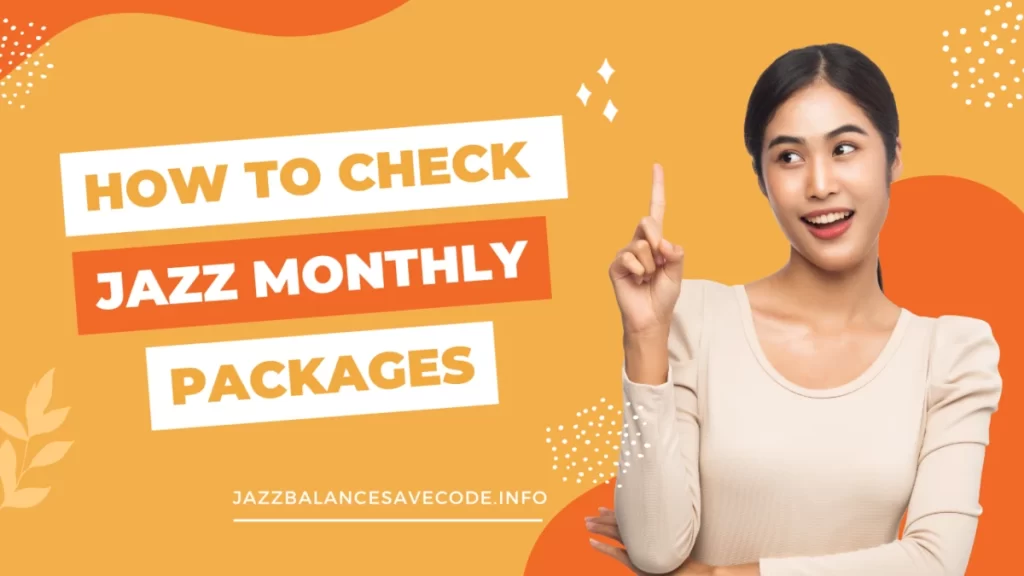 Check Jazz Monthly Packages